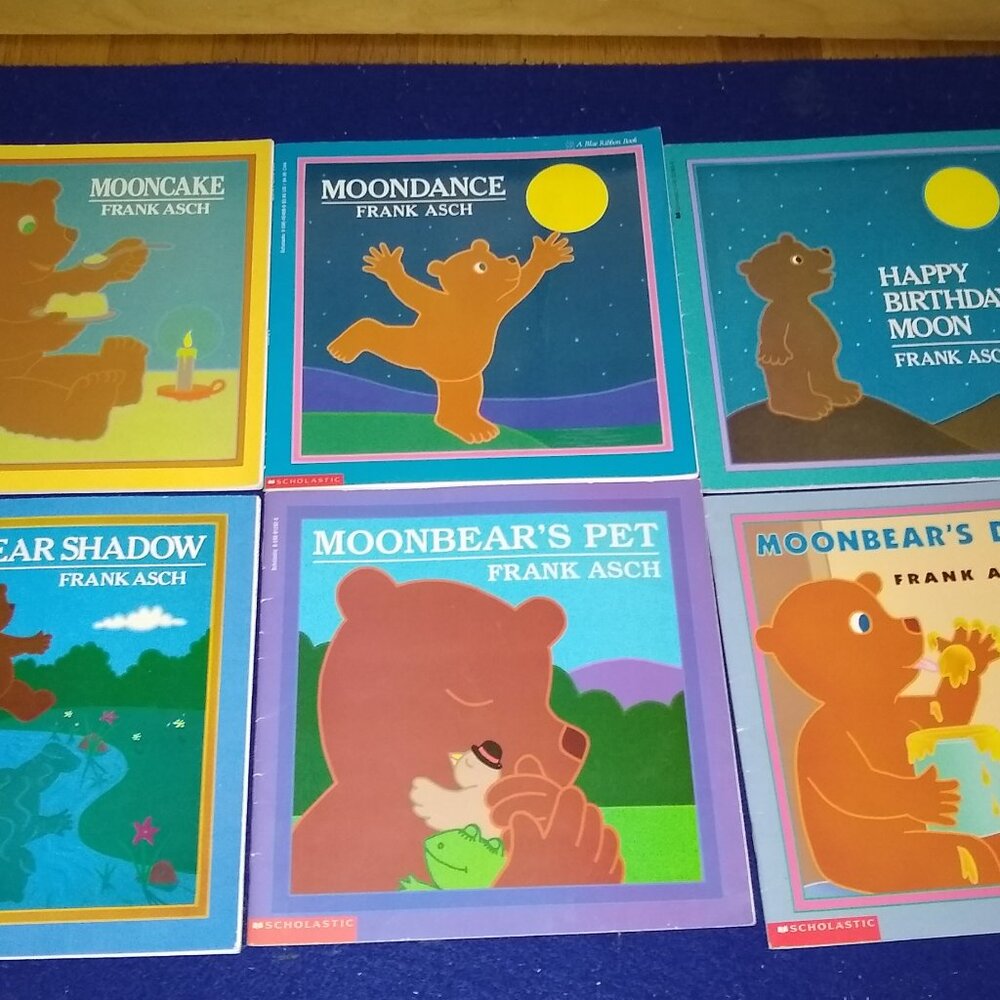Moonbear's Dream, Pet, Moondance, Mooncake, Shadow, Happy Birthday, Frank Asch